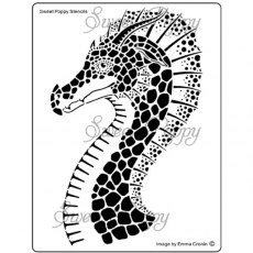 Sweet Poppy Stencil: Black Tip (Dragons Head)