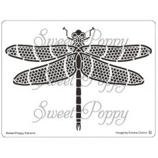 Sweet Poppy Stencil: Steampunk Dragonfly
