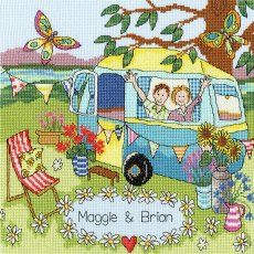 Bothy Threads Our Caravan Counted Cross Stitch Kit Julia Rigby XJR36