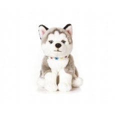 Living Nature 20cm Husky Puppy Dog Soft Toy Plush AN524