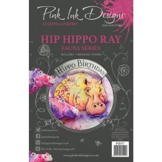 Pink Ink Design Clear Stamp - Hip Hippo Ray