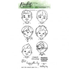 Picket Fence Studios Boys of All Seasons Clear Stamps (KIDS-100)