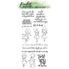 Picket Fence Studios Sweet Dear Friend Clear Stamps (S-117)