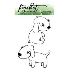 Picket Fence Studios Puppy Love Clear Stamps (A-106)