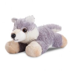 Aurora World 8" Mini Flopsie Woolsey Wolf Soft Toy With Tag