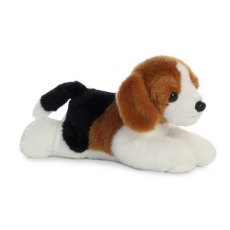 Aurora World 8" Mini Flopsie Homer beagle Dog Soft Toy With Tag