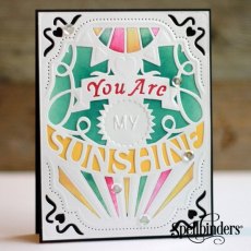 Spellbinders You Are My Sunshine Card Creator Die