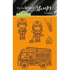 Hunkydory For the Love of Stamps - Happy Town - Firefighter