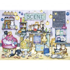 Gibsons Scent 1000 Piece Cats Jigsaw Puzzle By Linda Jane Smith G6287