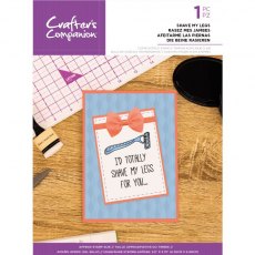 Crafter's Companion Quirky Sentiment Stamps - Shave My Legs – 4 for £8.99