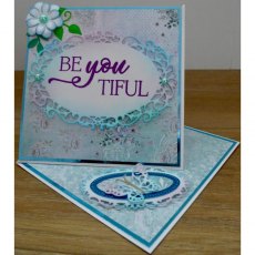 Crafter's Companion Quirky Sentiment Stamps - Be You Tiful – 4 for £8.99