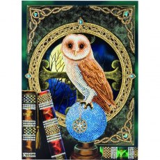 Craft Buddy Giant Crystal Art Card - Spell Keeper Owl