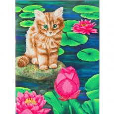 Craft Buddy Giant Crystal Art Card - Lily's Pond