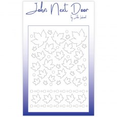 John Next Door A5 Mask Stencil - Falling Leaves