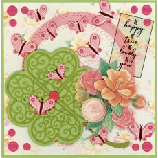 Jeanine's Art - Well Wishes - Lucky Clover Die