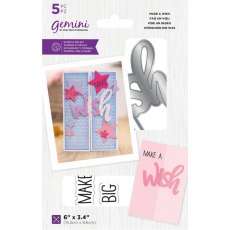 Gemini - Gatefold Stamp & Die - Make A Wish
