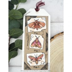 Woodware Clear Stamp - Moths 4 in x 6 in Clear Stamp