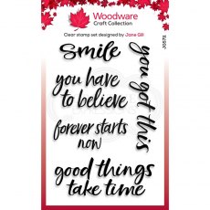 Woodware Clear Stamp - Good Things 4 in x 6 in Clear Stamp