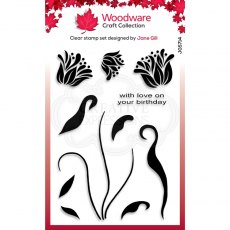 Woodware Clear Stamp - Tulip Set 4 in x 6 in Clear Stamp