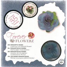 Craft Buddy Forever Flowerz Romantic Roses - Blue FF05BL - Makes 35 Flowers