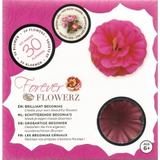 Craft Buddy Forever Flowerz Brilliant Begonias - Fuschia FF07FS - Makes 30 Flowers