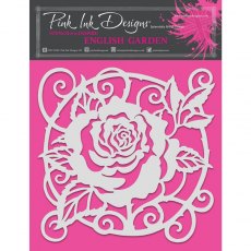 Pink Ink Designs English Garden 8x8" Stencil