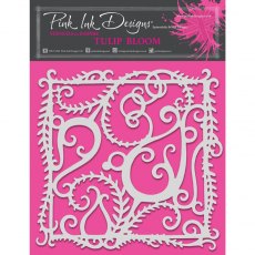 Pink Ink Designs Tulip Bloom 8x8" Stencil