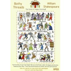 Bothy Threads William Shakespeare Counted Cross Stitch Kit