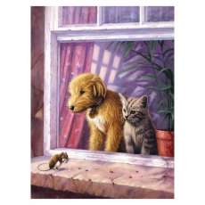 Royal & Langnickel Painting By Numbers Window Watching A4 Art Kit