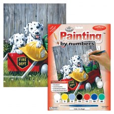 Royal & Langnickel Painting By Numbers Fire Waggin A4 Art Kit