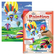 Royal & Langnickel Painting By Numbers Hot Air Balloons A4 Art Kit