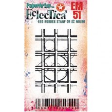 PaperArtsy Red Rubber Cling Mounted Mini Stamp - Eclectica³ - Seth Apter - EM51