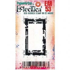 PaperArtsy Red Rubber Cling Mounted Mini Stamp - Eclectica³ - Seth Apter - EM53