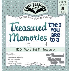 Karen Burniston Word Set 11 - Treasure Die 1120