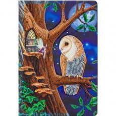 Craft Buddy Owl and Fairy Tree Crystal Art Notebook Kit CANJ-1