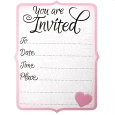 Stampendous Dotted Invite Cling Rubber Stamps