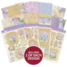 Hunkydory Forever Florals - Hydrangea Luxury Topper Collection + Inserts - CLEARANCE