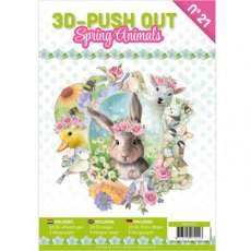 3D Pushout book 21 - Spring Animals