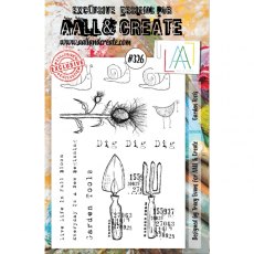 Aall & Create A5 Stamps #326 - Garden Tools