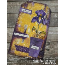 Aall & Create Border Stamps #333 - Iris by Tracy Evans