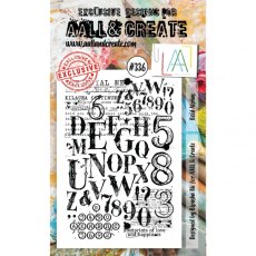 Aall & Create A6 Stamp #336 - Bold Alphas