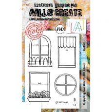 Aall & Create A6 Stamp #342 - Windows