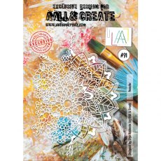 Aall & Create A4 Stencil #91 - Panache