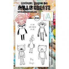 Aall & Create A6 Stamp #344 - Puppy Toys