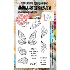 Aall & Create A6 Stamp #348 - Insect Wings