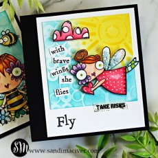 Aall & Create A7 Stamp #357 - Fly