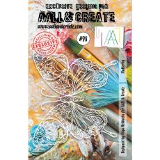 Aall & Create A5 Stencil #98 - Flutterby