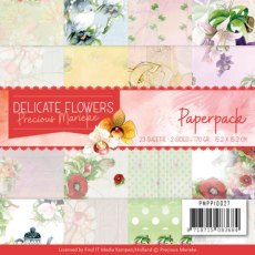 Precious Marieke Delicate Flowers Paper Pack