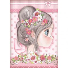 Stamperia A4 Rice Paper Packed Pink Fairy DFSA4412 4 For £9.99