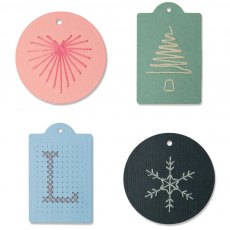 Sizzix Thinlits Die - Stitched Tags 664470